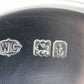 Engelse Art Deco Zilveren Thee kannetje 1914 detail gegraffeerede logos