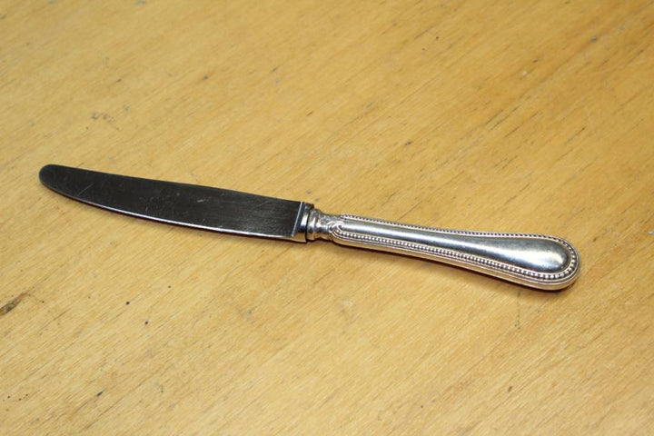 Parelrand messen verzilverd per stuk voorkant