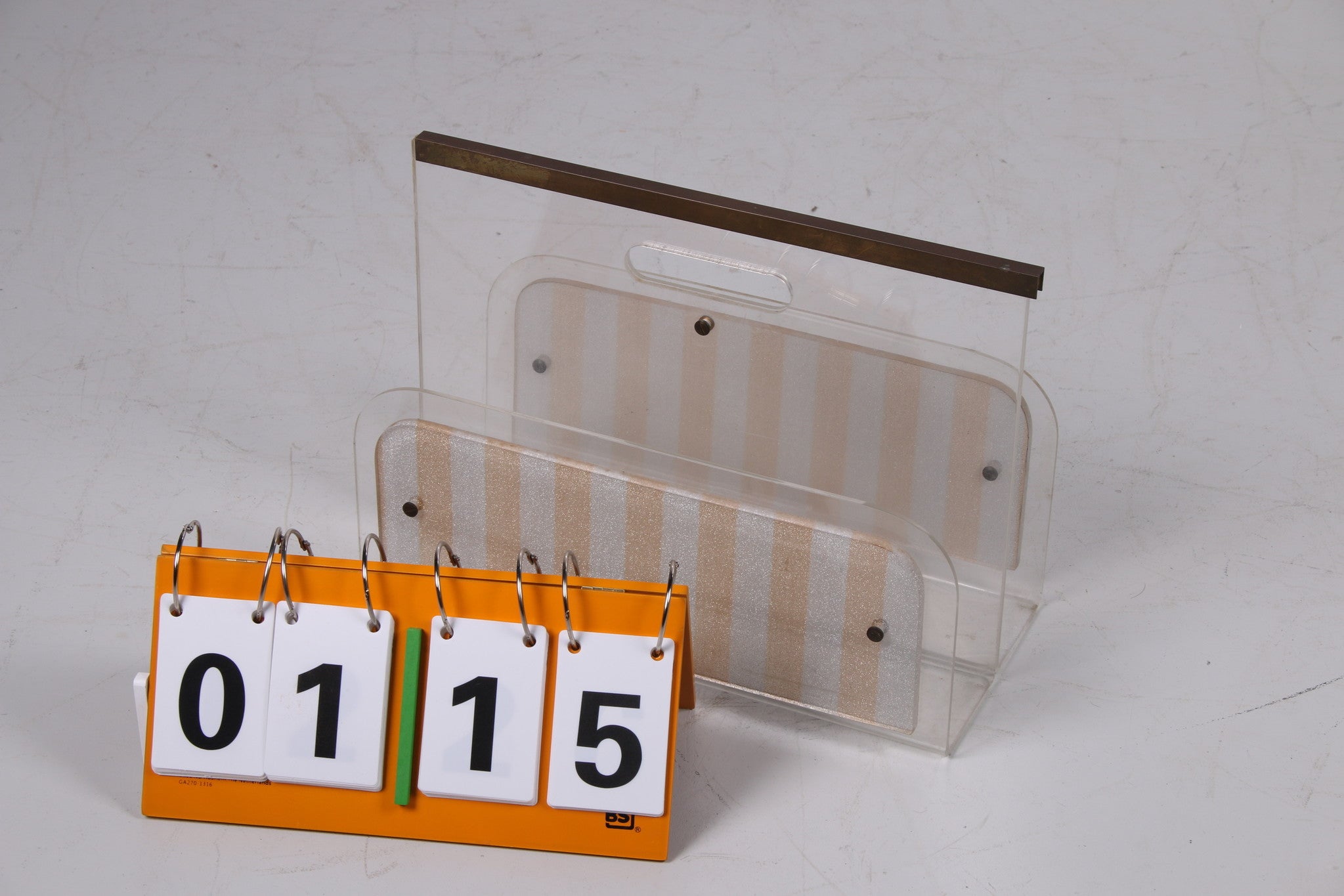 Plexieglas Magazijnrek jaren60 voorkant