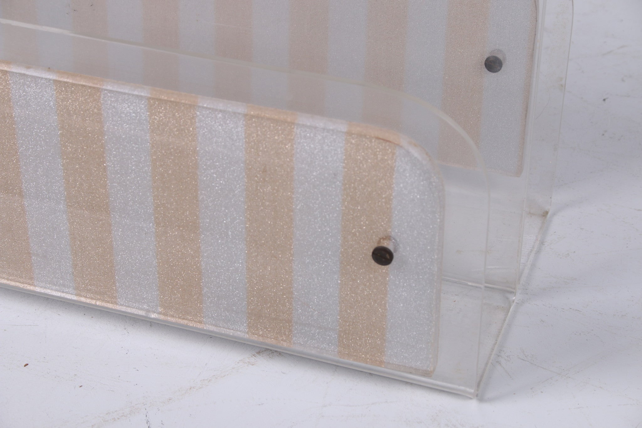 Plexieglas Magazijnrek jaren60 detail plexieglas