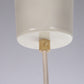 Vintage Hanglampje met glas en metaal jaren50 detail boven