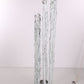 Ijs Vloerlamp Excalibur Design by Ettore Gino Poli gemaakt in Murano voorkant