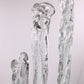 Ijs Vloerlamp Excalibur Design by Ettore Gino Poli gemaakt in Murano detail glas