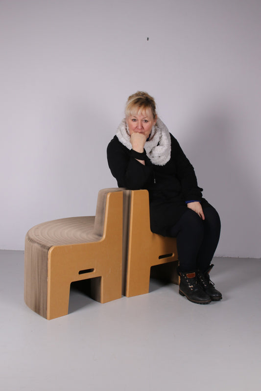 De FlexibleLove uitbreidbare stoel ontworpen door Chishen Chiu.