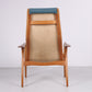 Vintage Lamino Easy Chair by Yngve Ekström for Swedese voorkant zonder kussen