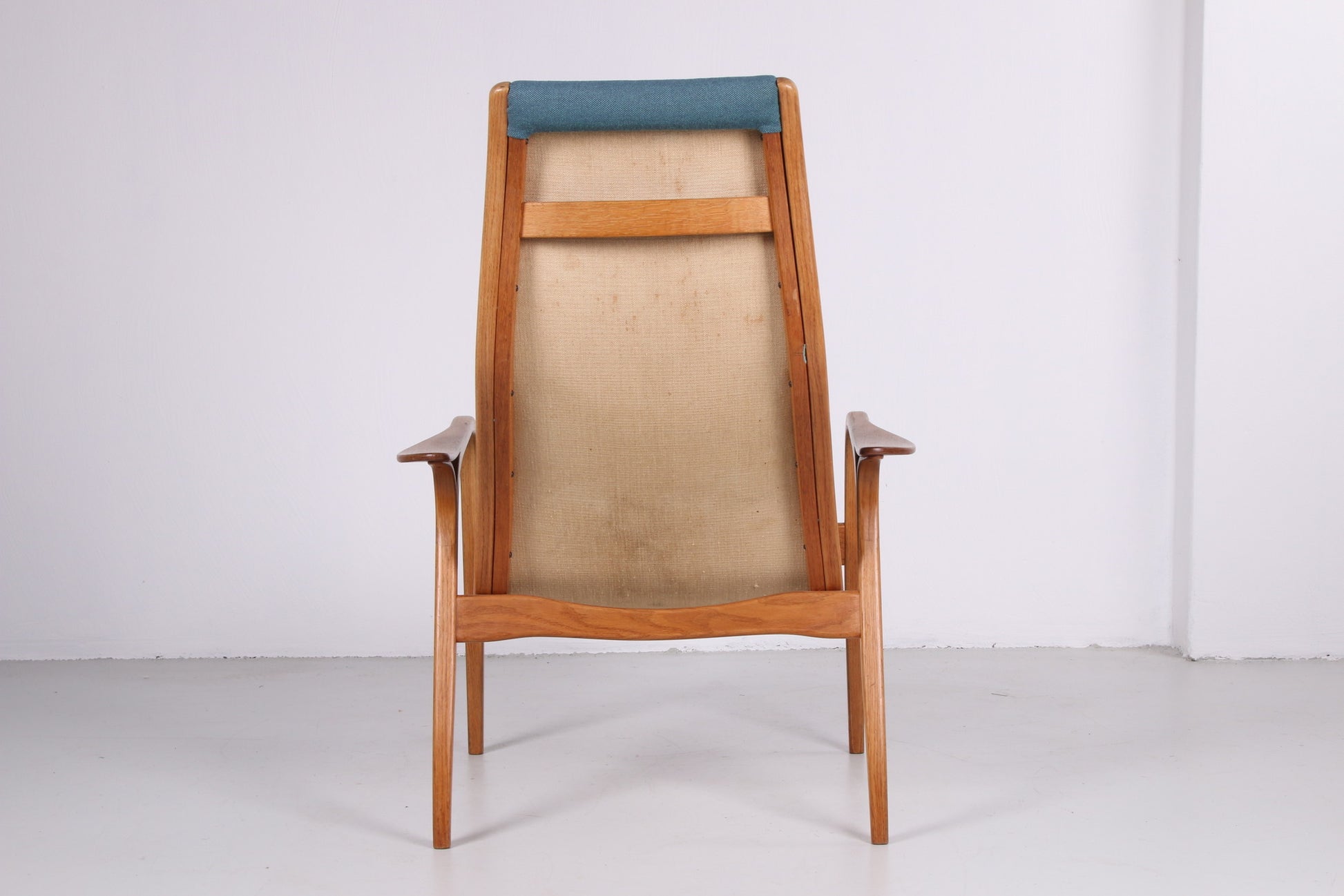 Vintage Lamino Easy Chair by Yngve Ekström for Swedese voorkant zonder kussen