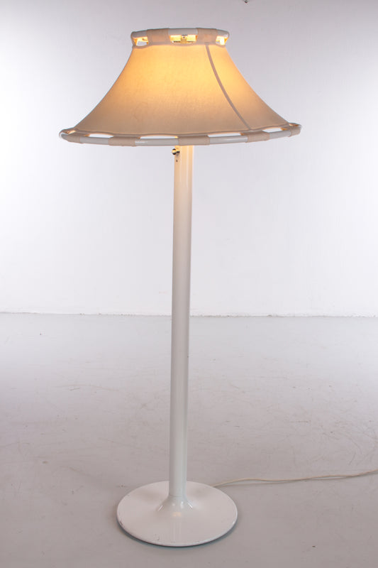Scandinavian white floor lamp Anna Ehrner, 1970s