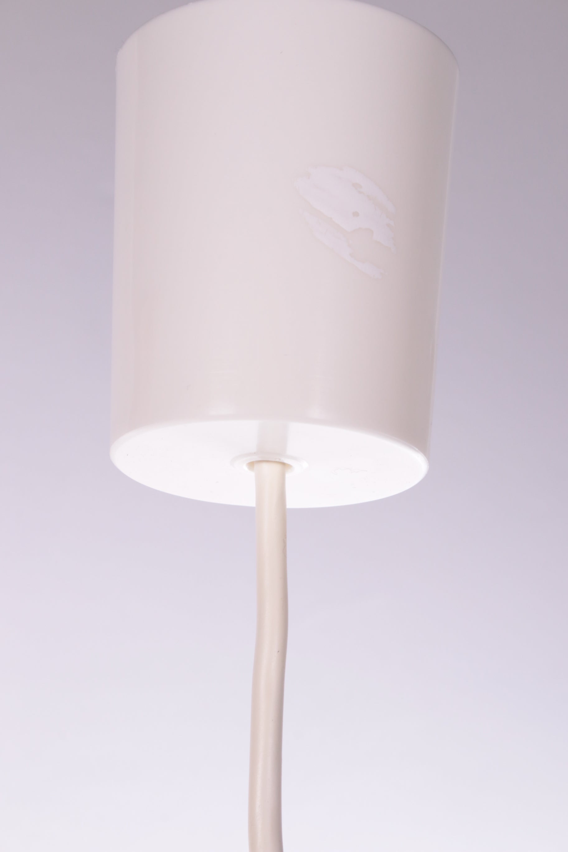 Vintage melkglas hanglamp  stekker