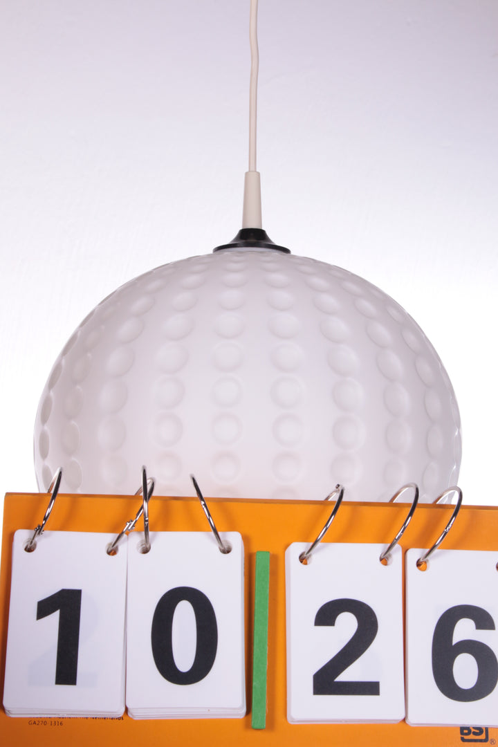 Vintage melkglas hanglamp  nummer