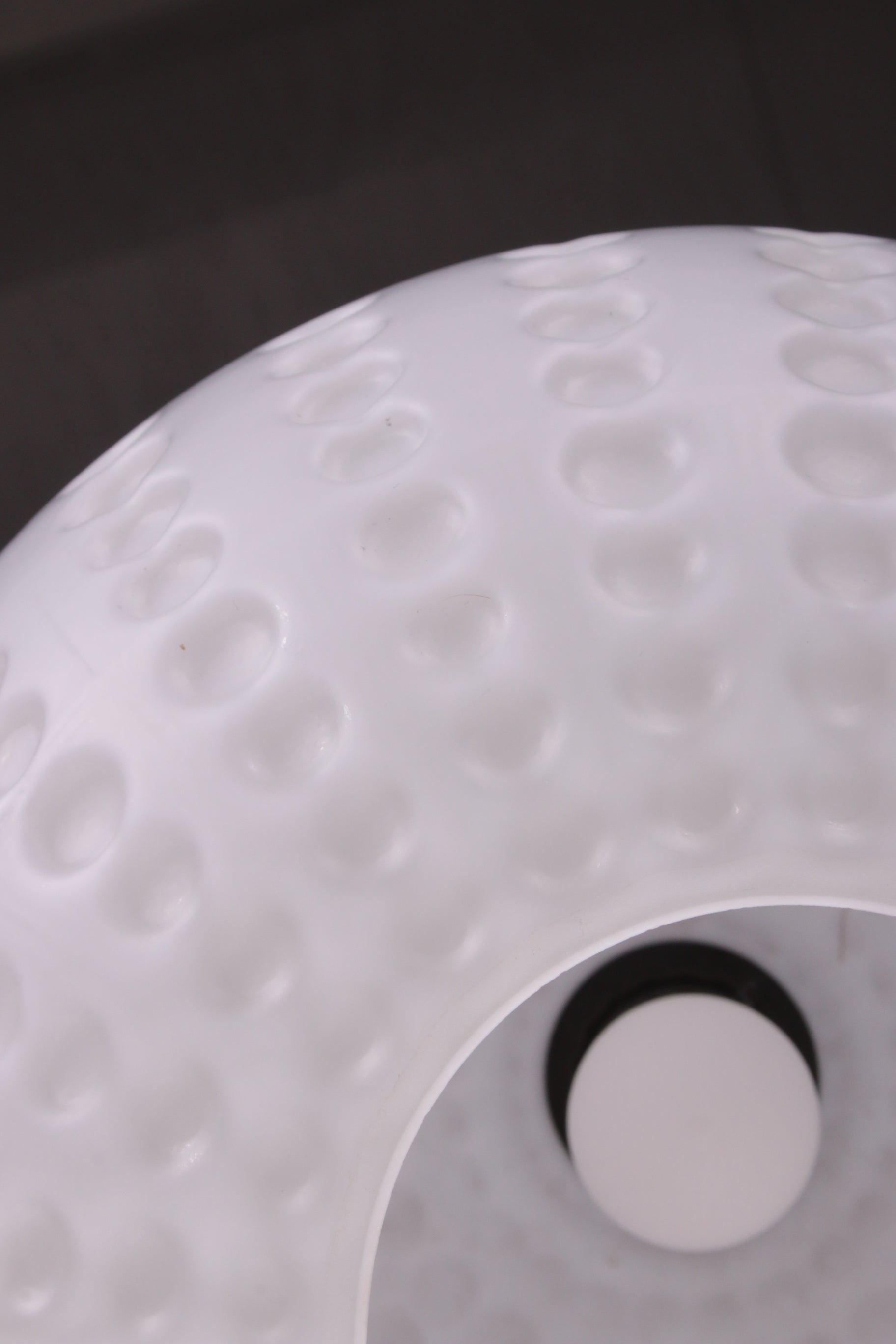 Vintage melkglas hanglamp  detail