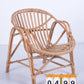 Bamboe relax stoel voorkant schuin
