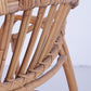 Bamboe relax stoel detail rugleuning achter