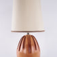 Italian Ceramic Lamp Foot From Bertoncello with Lampshade 1970s