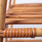 Bamboe bijzettafel met magazijnrekjes zeldzaam model