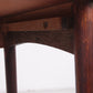 Vintage Deens design nesting tables mimiset bijzettafels van teak hout detail onderkant