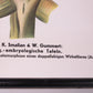 Biologische wand schoolkaart W.Gummert kikker vintage 60s detail foto tekst