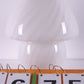 Champignonlamp mooi wit glas van het Model 6282 voorkant