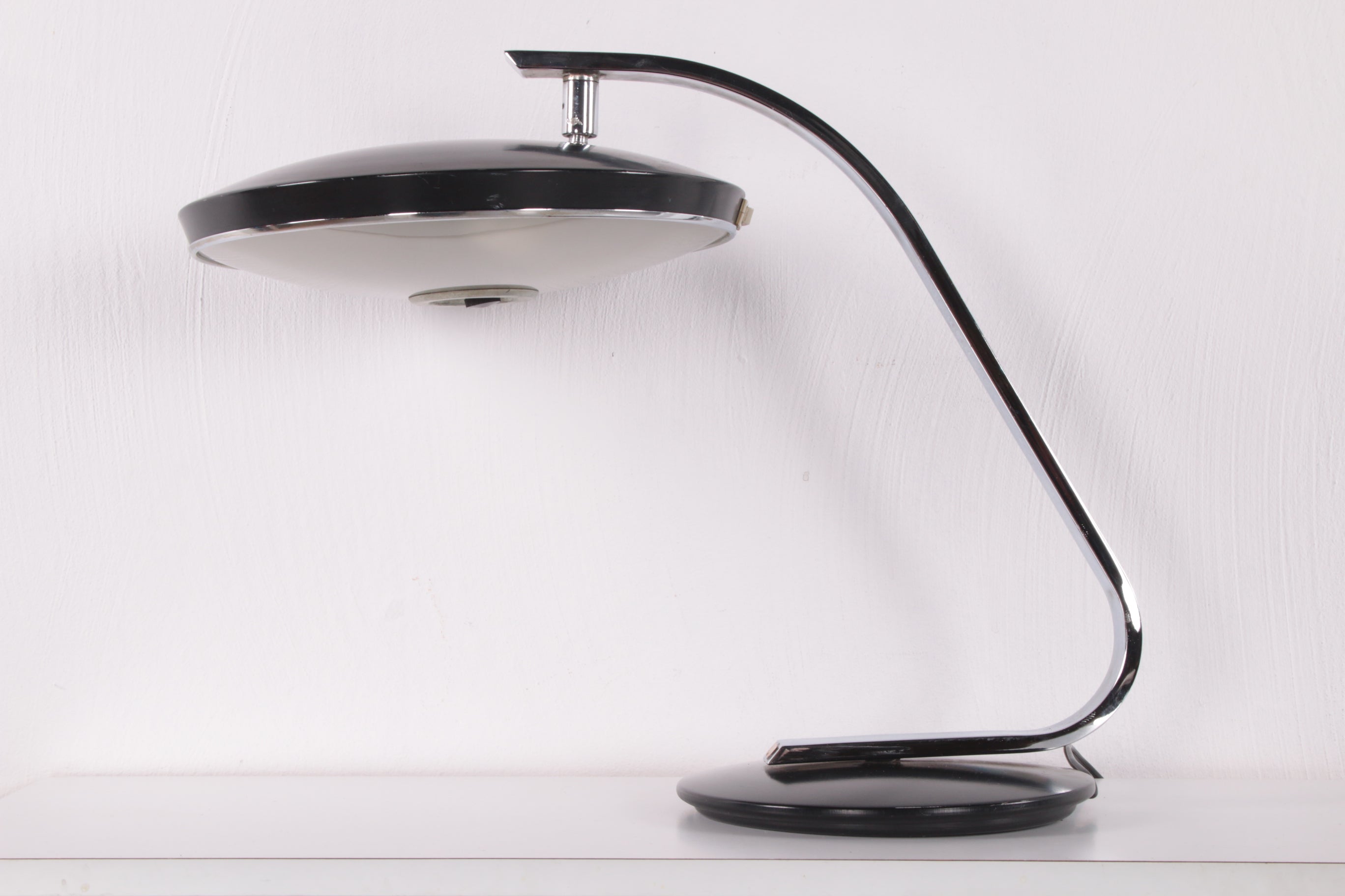 Vintage Spaanse Design bureaulamp Martin Pedro voor Fase jaren 60 zijkant