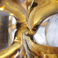Hollywood Regency Hanglamp met Murano glas,Fischer Leuchten 70s detail glas