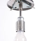 Glazen Globe Hanglamp van Doria Leuchten, 1970s detail lampje