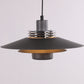 Deense Design Hanglamp Aluminium grijs van kleur voorkant licht uit