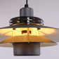 Deense Design Hanglamp Aluminium grijs van kleur detail onderkant