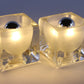 Set of two Peill & Putzler ice cube table lamp