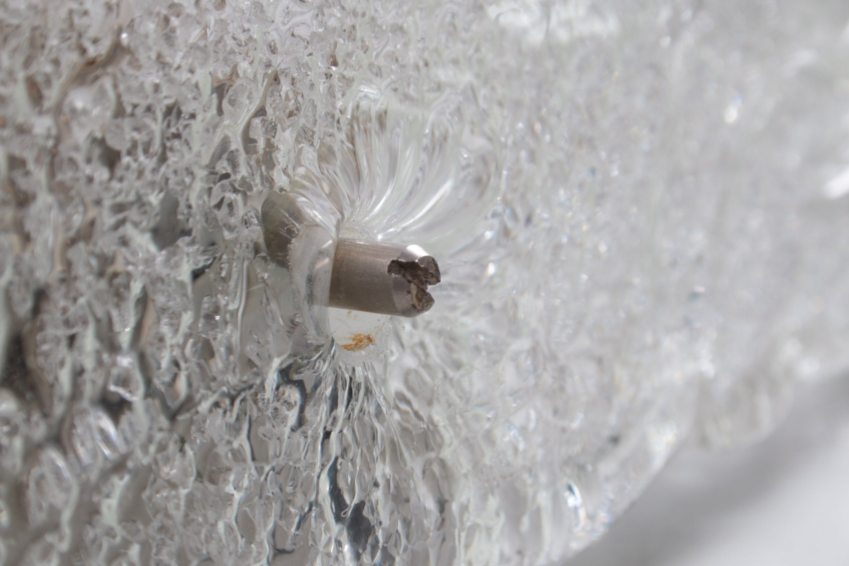 Vintage Plafondlamp of Wandlamp van Kaiser Idell / Kaiser Leuchten, jaren 60 detail schroefje