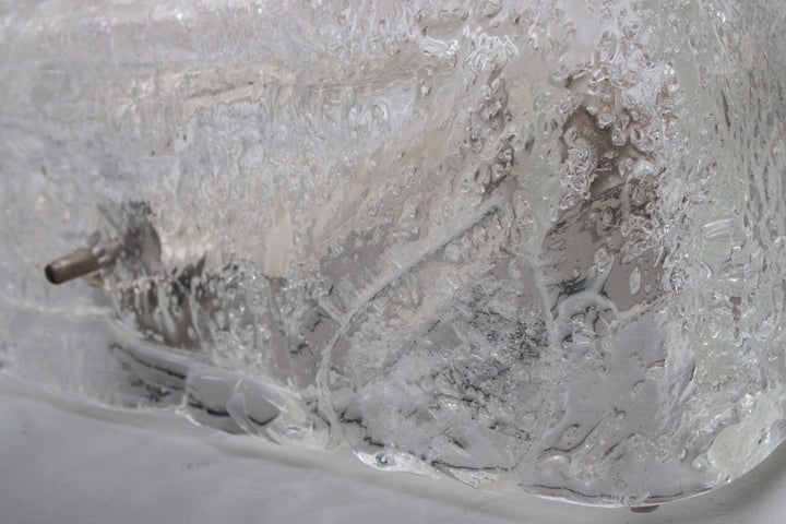 Vintage Plafondlamp of Wandlamp van Kaiser Idell / Kaiser Leuchten, jaren 60 detail glas