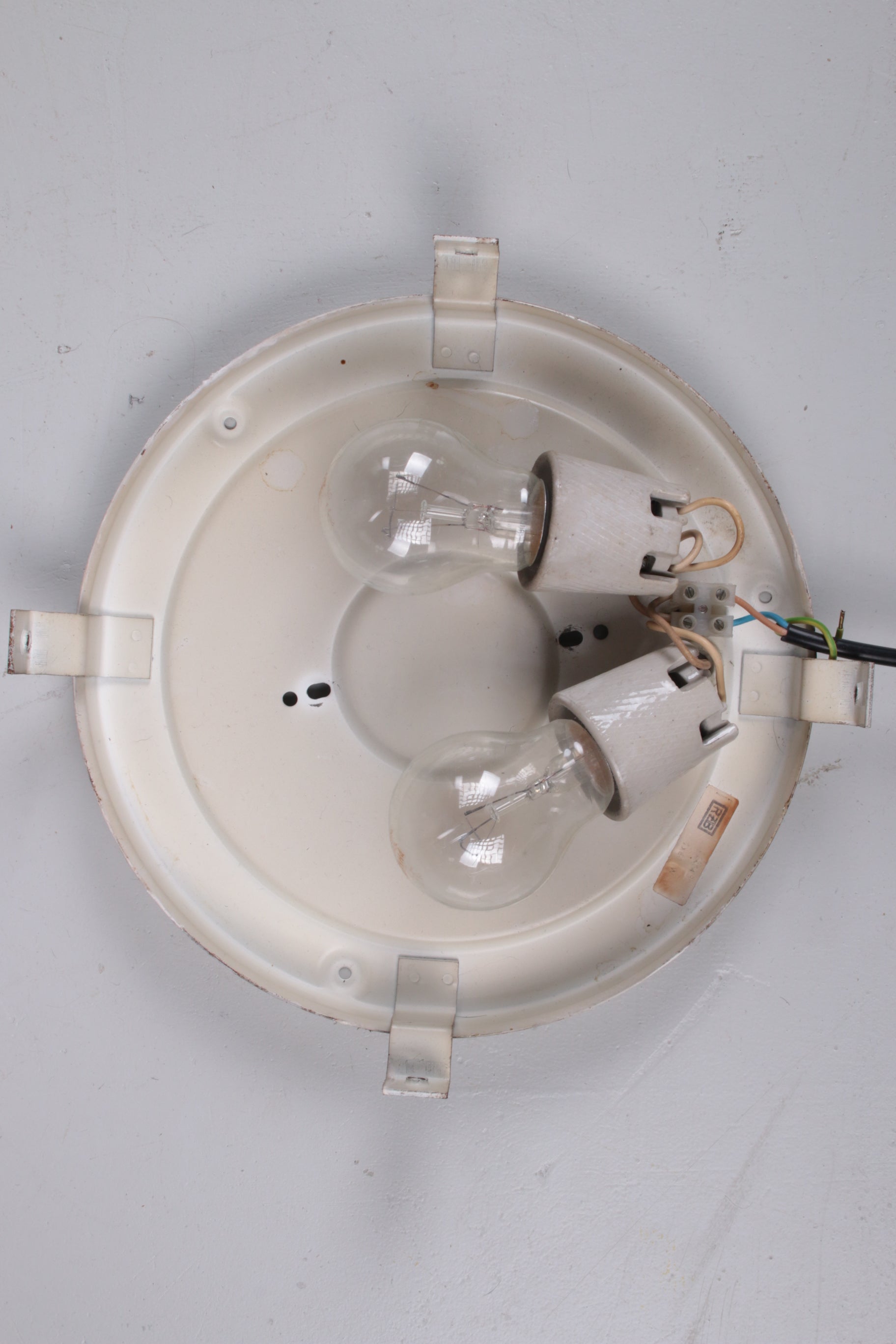 Vintage Plafondlamp of Wandlamp van Kaiser Idell / Kaiser Leuchten, jaren 60 binnenkant