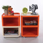 Kartell set of cabinets design by Anna Castelli Ferrieri made by Kartell italy