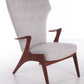Danish Wing Chair in Teakwood by Kurt Østervig hoofdfoto
