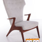 Danish Wing Chair in Teakwood by Kurt Østervig nummer