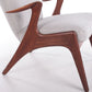 Danish Wing Chair in Teakwood by Kurt Østervig frame