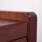 Deens Design 3 Ladekast van teak uit de jaren60 detail houten rand boven