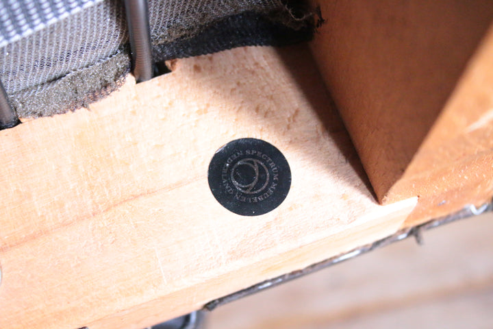 Vintage Dutch design leather 'BZ55' sofa by Martin Visser  merk