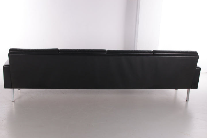 Vintage Dutch design leather 'BZ55' sofa by Martin Visser  achterkant