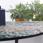 Vintage coffee table with mosaic top 1960s.