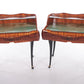 Mid-Century Moderne set Nachtkastjes van Paolo Buffa italie jaren 50 voorkant
