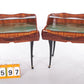 Mid-Century Moderne set Nachtkastjes van Paolo Buffa italie jaren 50 voorkant
