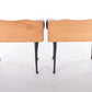 Mid-Century Moderne set Nachtkastjes van Paolo Buffa italie jaren 50 achterkant