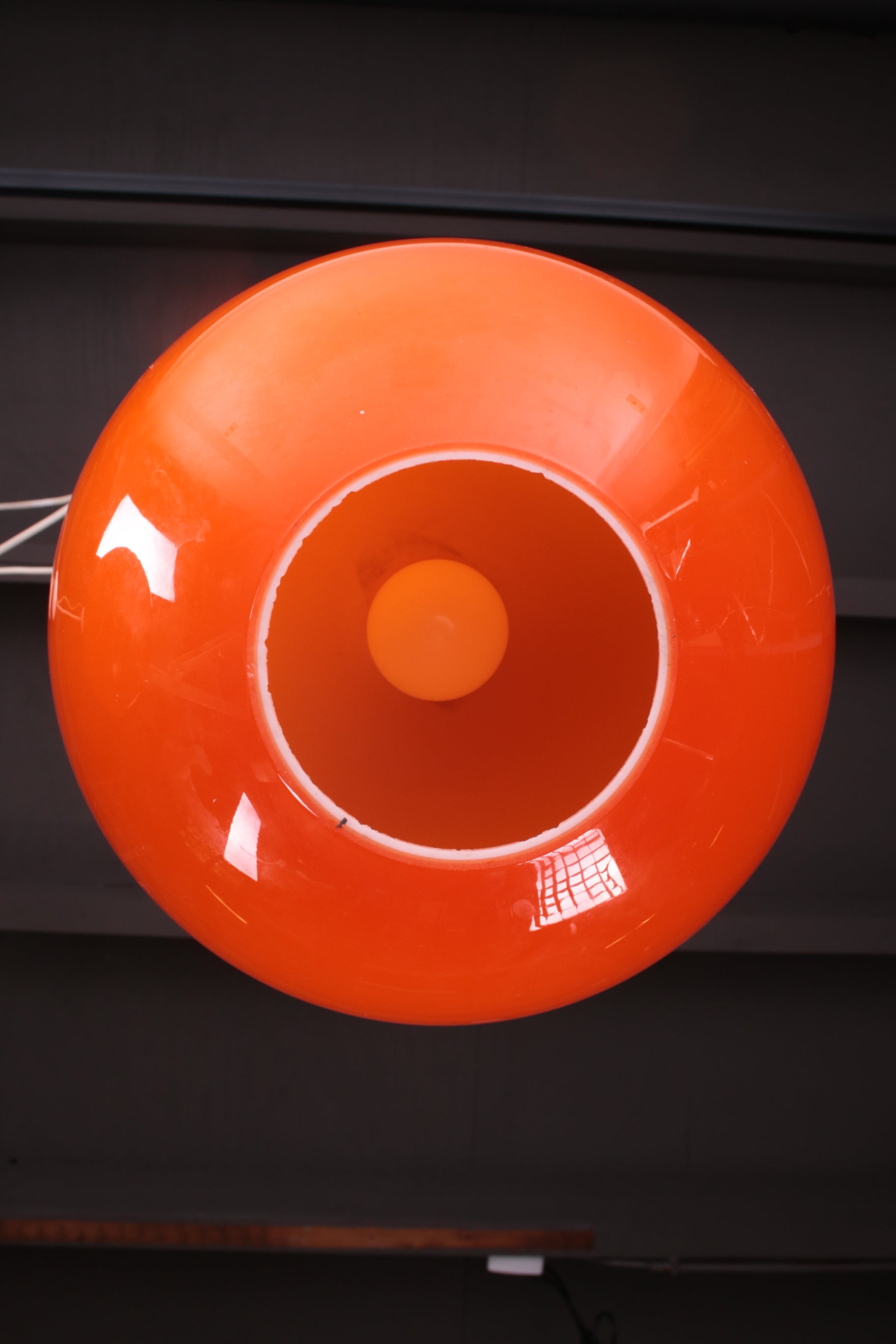 Hanglamp Model ui van Vistosi ontwerp van Alessandro Pianon 1960s onderkant