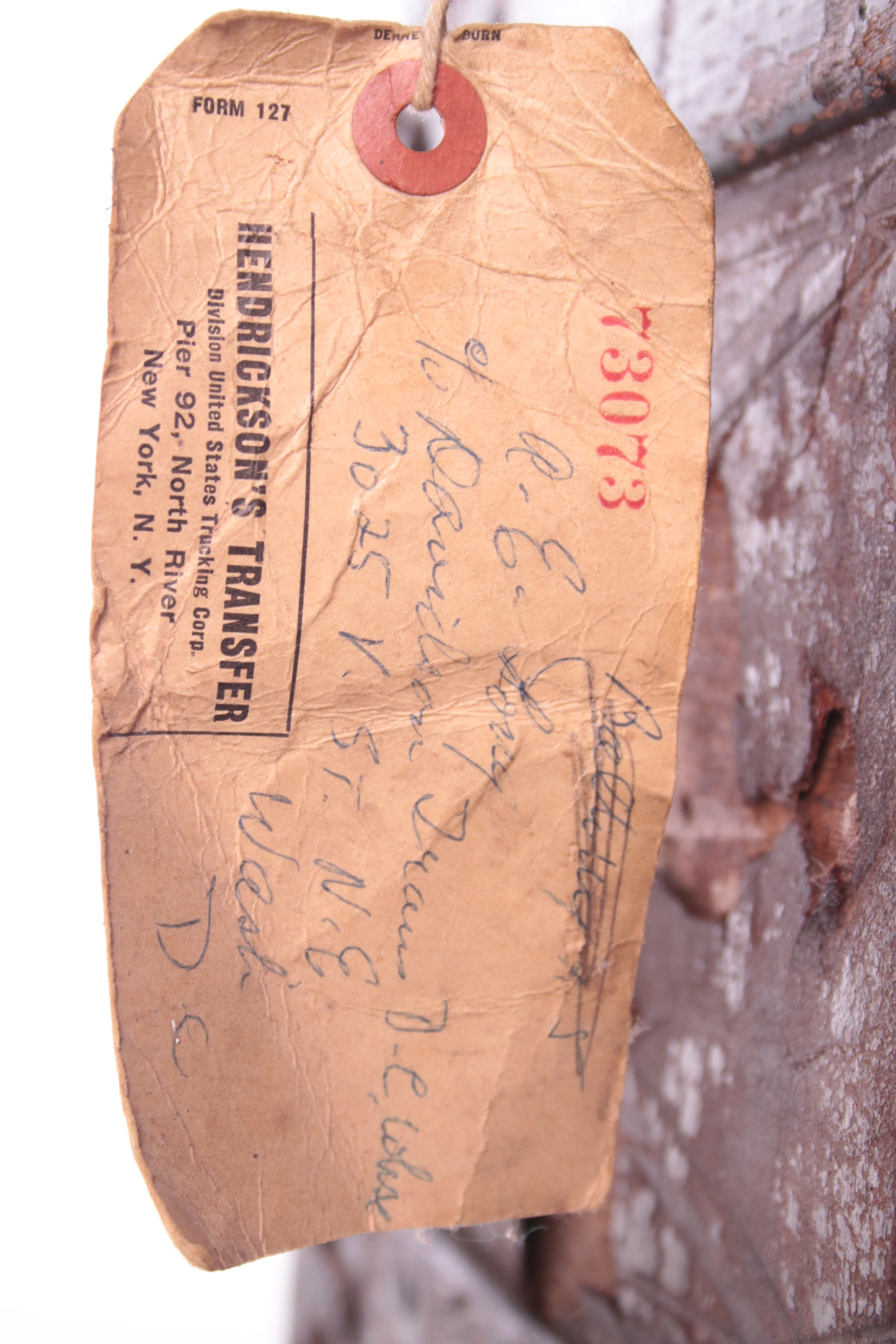 Zeer Oude hutkoffer van rond 1890 eeuw Henry Pollack Company,Texas detail label