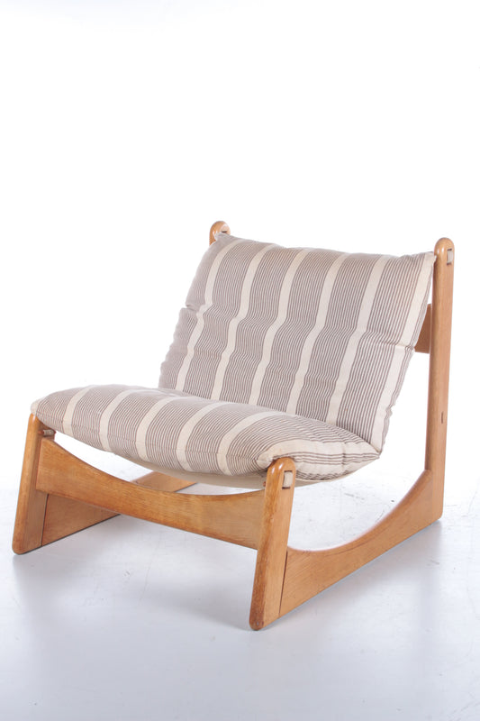 Vintage Relax chair by Carl Straub made of oak,1970