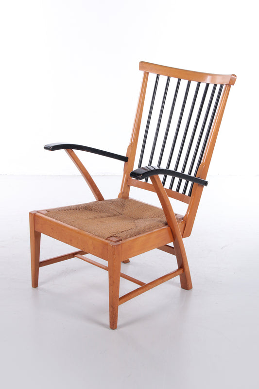 Wooden Relaxchair made in Holland around the 50/60's