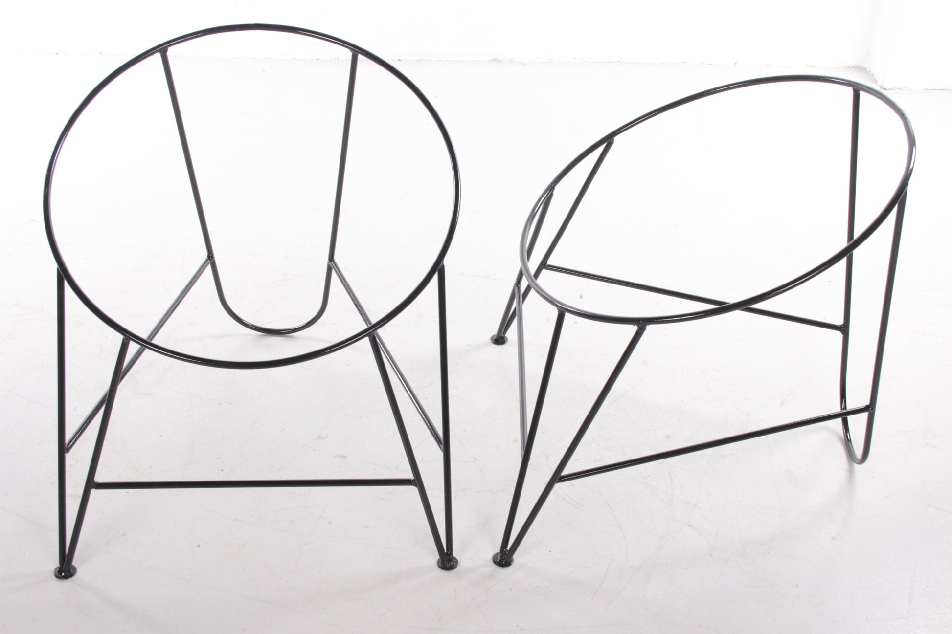 Franse Mathieu Matégot rieten stoel, 1950s ijzeren frames