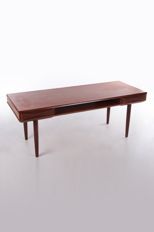 Danish modernist teak coffee table made by Dyrlund, 1960s