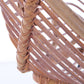 Vintage Bamboe Design stoel jaren60 Dirk van Sliedrecht Style,Set van 3 detail armleuning