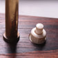 Set Pallisander houten Wandlampen detail aan uit knop