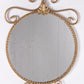Ornate French wall mirror Hollywood Regency style 60s.